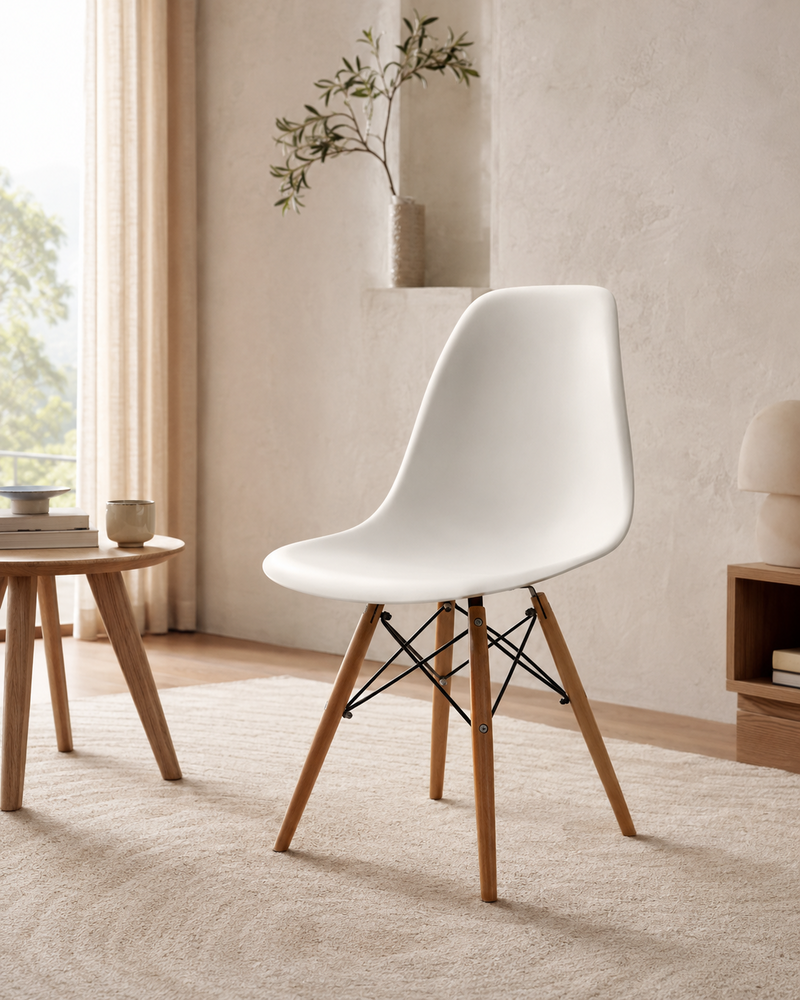 Jalsa - Minimalistic acrylic chair - alternate lifestyle view