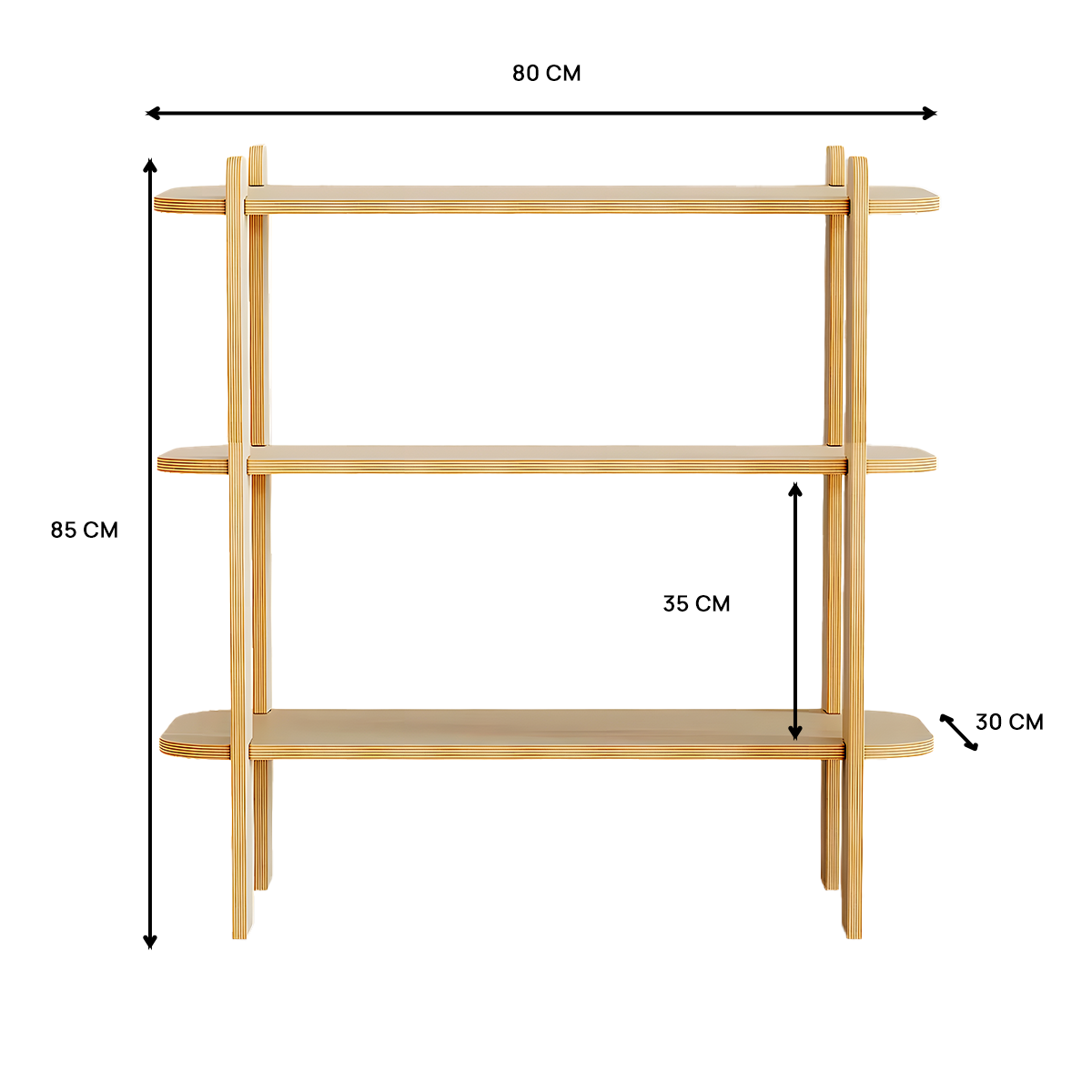 Basatta - Modern Wooden Shelves