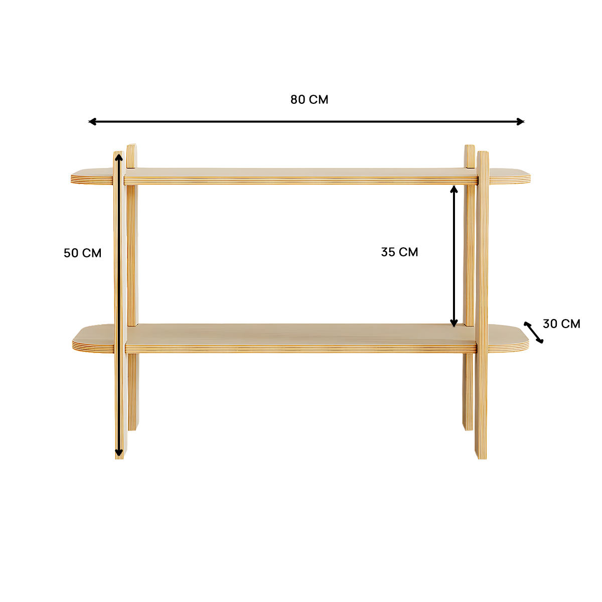 Basatta - Modern Wooden Shelves