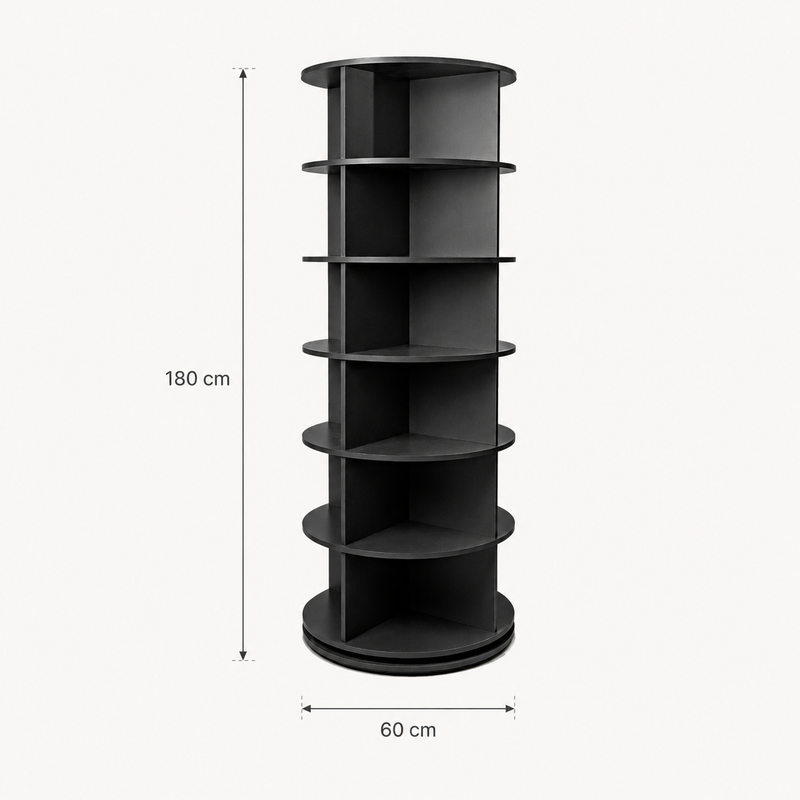 HYDRA – Rotating Shoe Organizer - dimensions and specifications