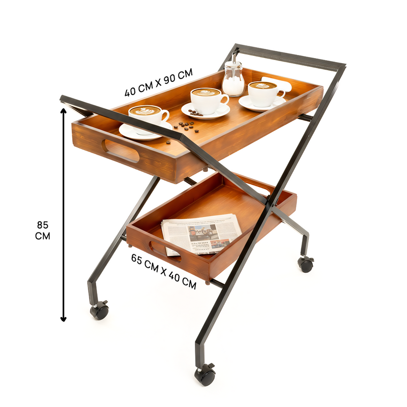 Jood – Tea Trolly - dimensions and specifications