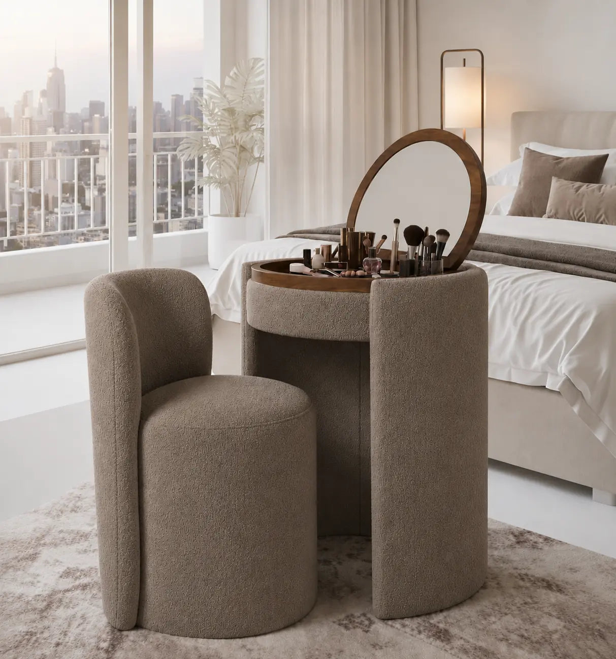 FARIDA — طاولة قابلة للطي | Foldable Vanity Table & Chair - original image 08