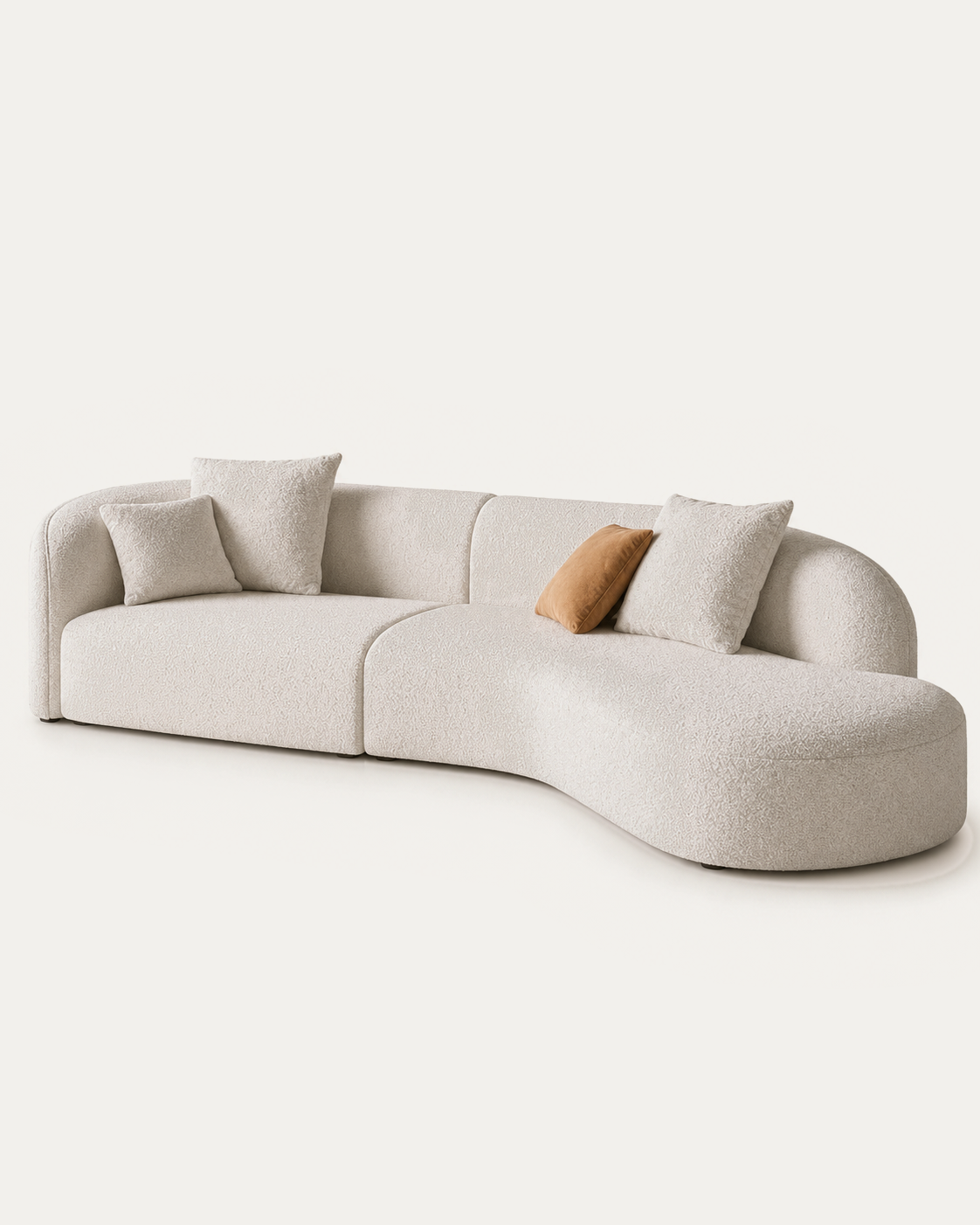 Marea - Boucle L-Shape Sofa - unified hero