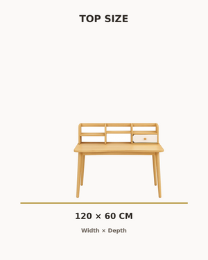 Craft - Desk with Storage Unit - dimensions and specifications