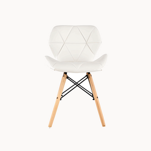 Diamond - Minimalistic leather chair - hero product image