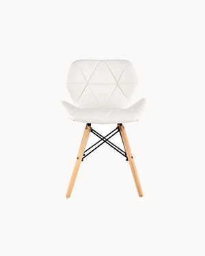 Diamond - Minimalistic leather chair - hero product image