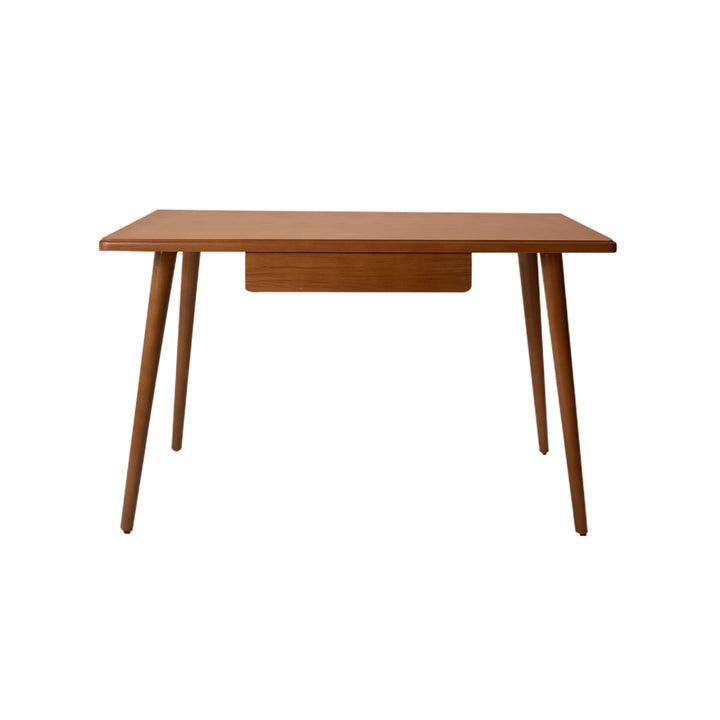 Minimalist Wooden Desk – Solid Beech with Functional Drawer