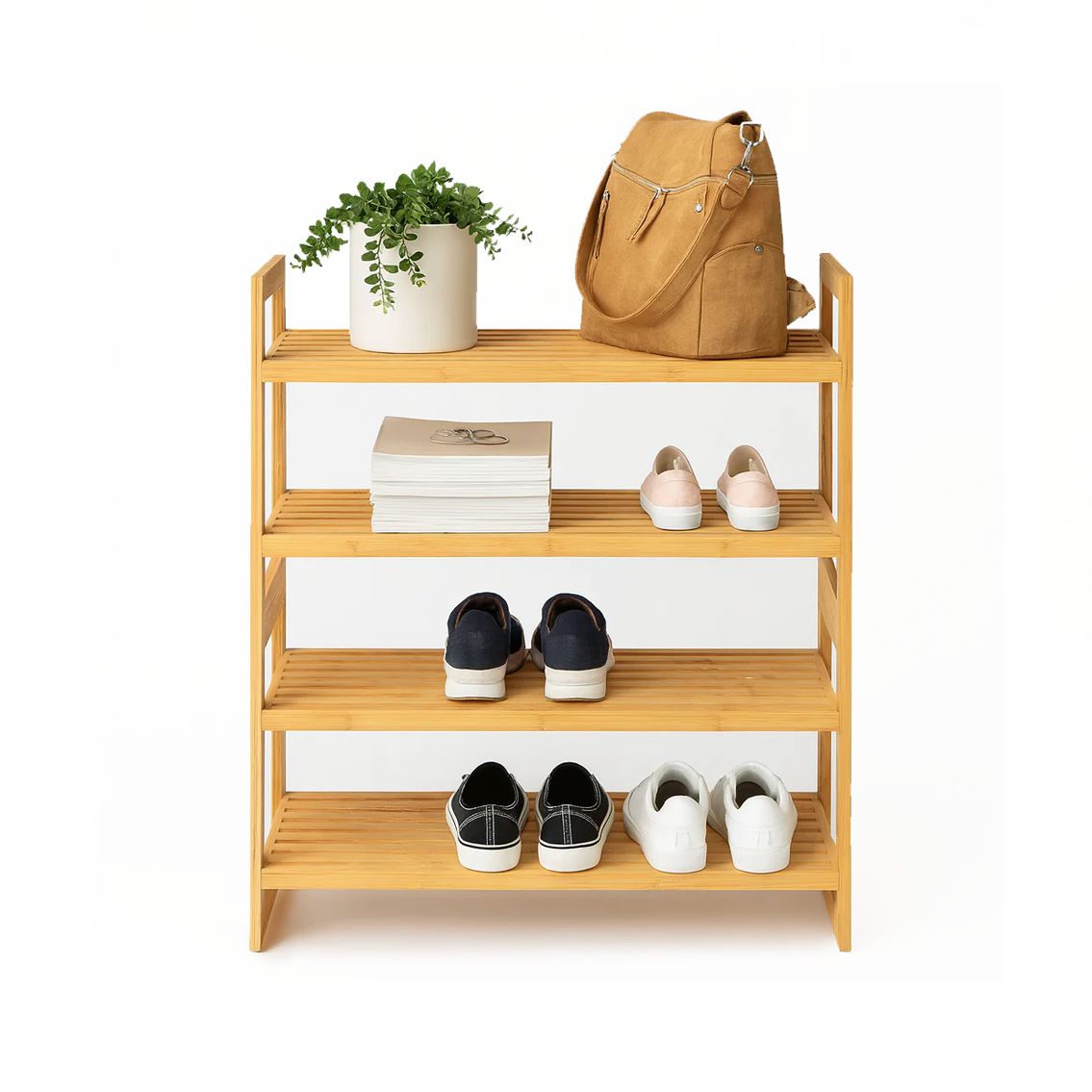 نظام - منظم أحذية بأربع طبقات