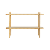 Beige / 2-Tier Shelf