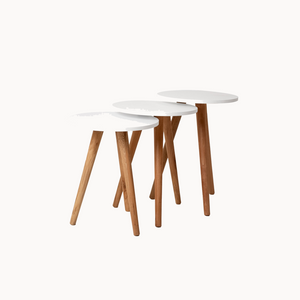 Ta’too’a – Set of 3 with Solid Wood Legs - hero product image