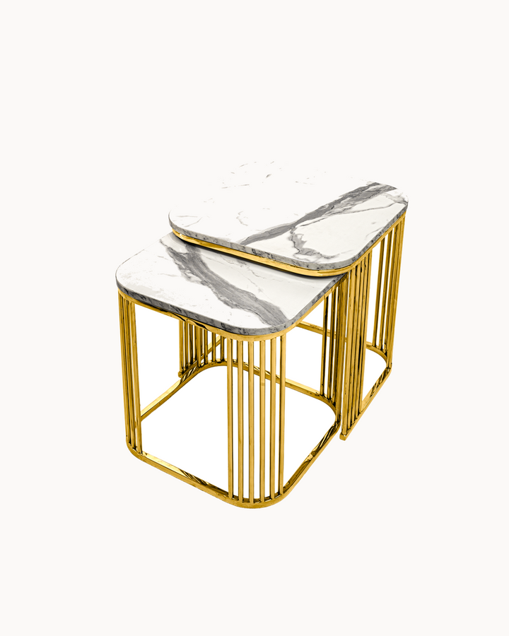 Tyrion – Stainless Steel Side Tables - hero product image