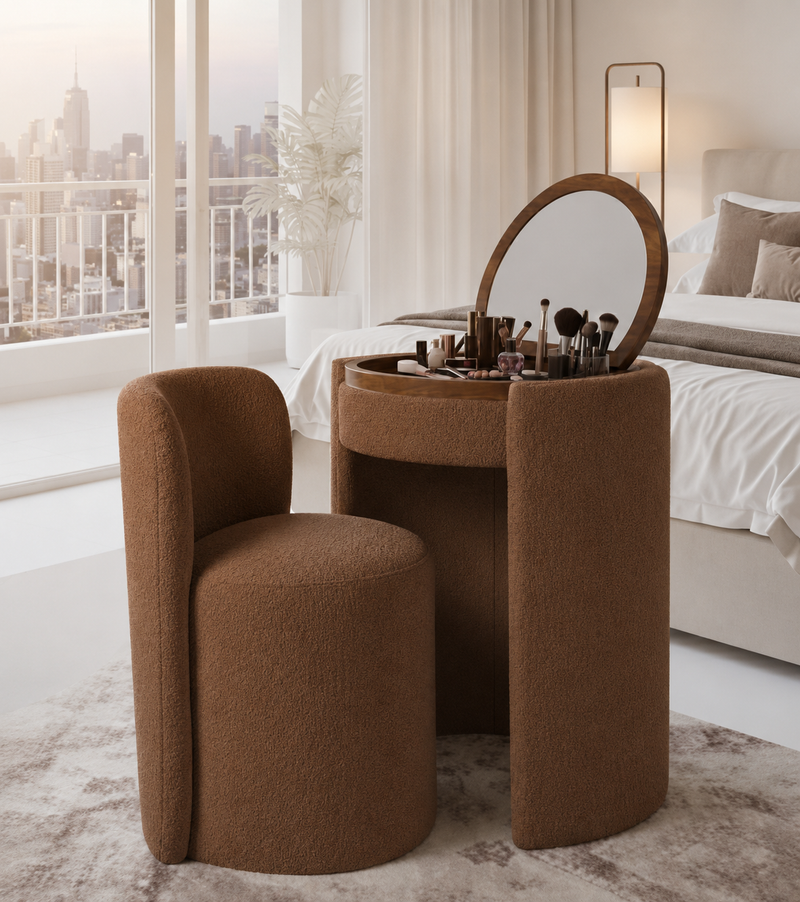 FARIDA — طاولة قابلة للطي | Foldable Vanity Table & Chair