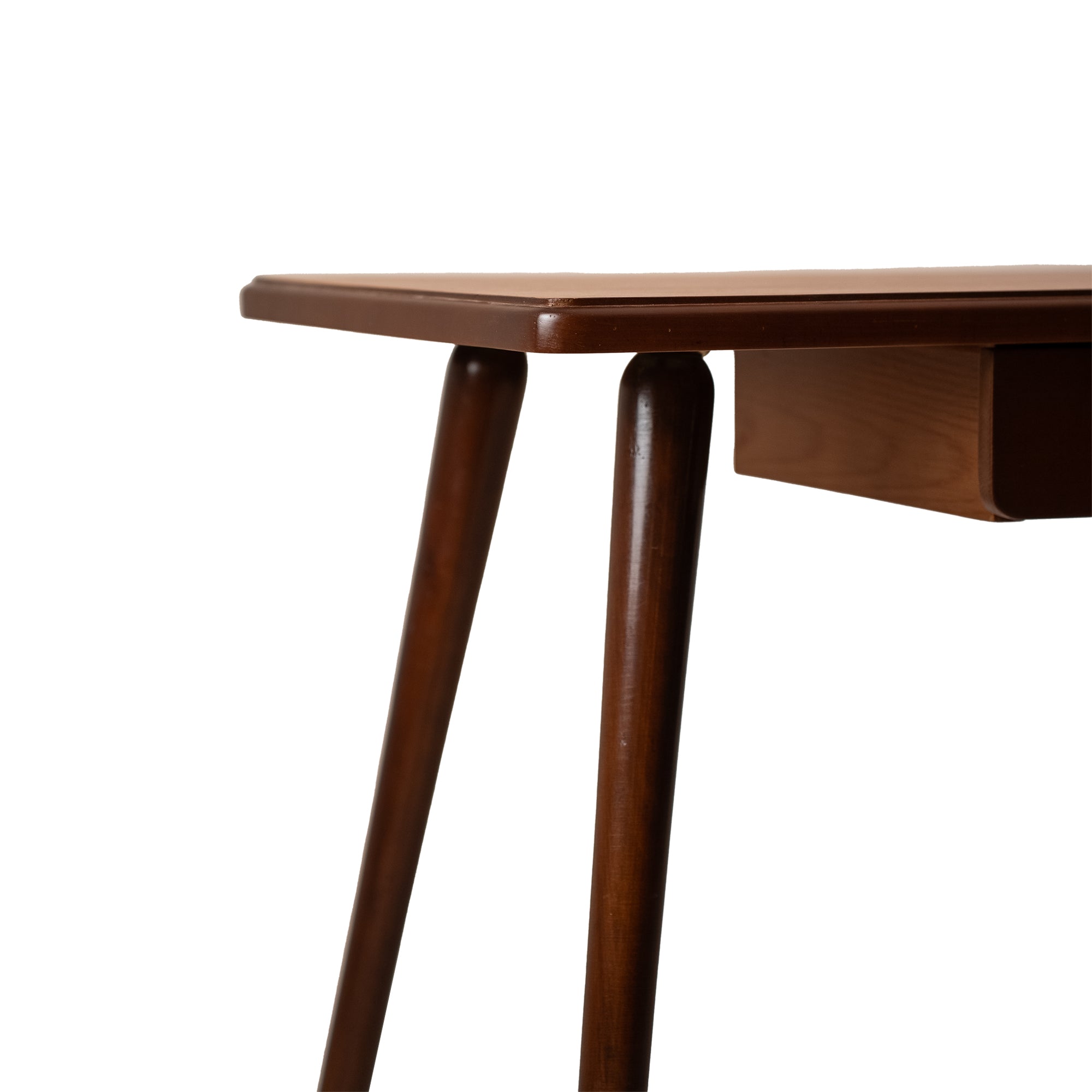 Minimalist Wooden Desk – Solid Beech with Functional Drawer