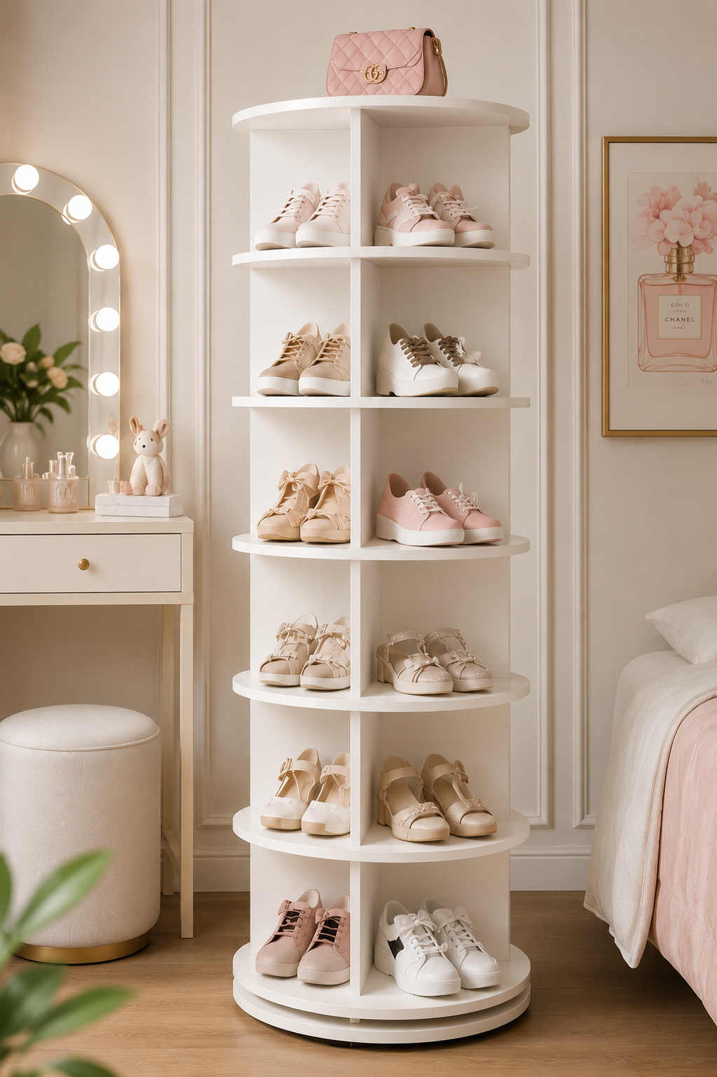 HYDRA – Rotating Shoe Organizer