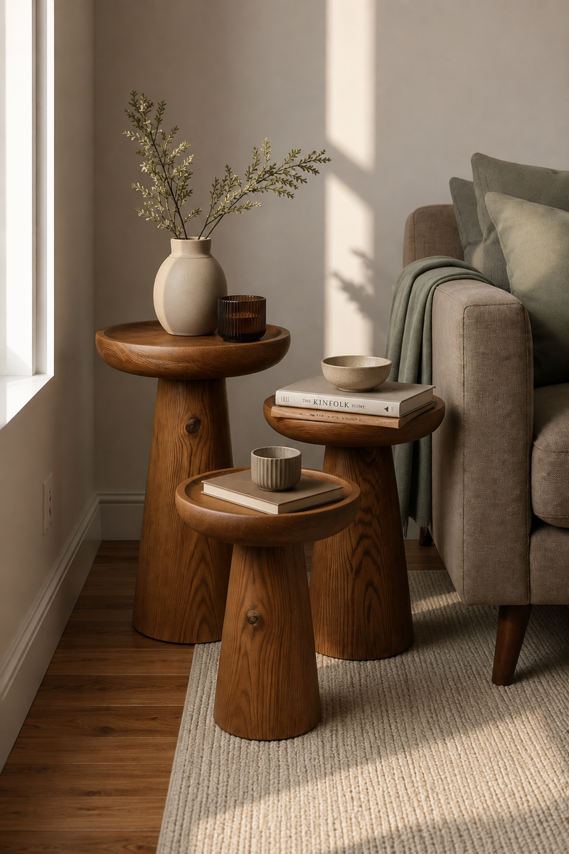 Rawan - Side Table Set – 3 Pieces - lifestyle view