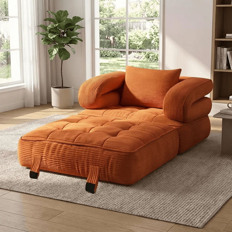 RAHA — كنبة أرضية 3 في 1 | Foldable Lounge Sofa Bed - lifestyle view
