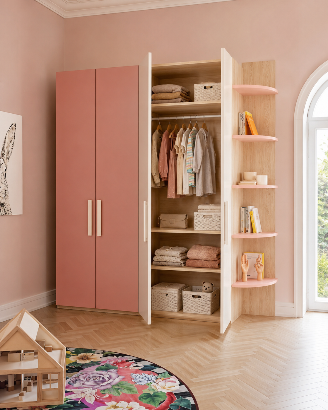 Colora – 4-Door Kids Wardrobe