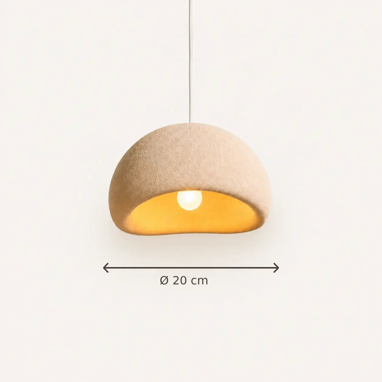 Halo 20 pendant light dimensions