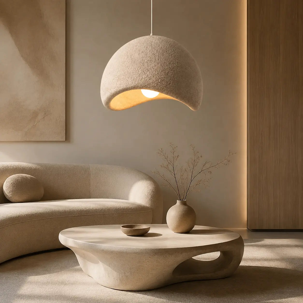 Arc 60 pendant light in a modern living room