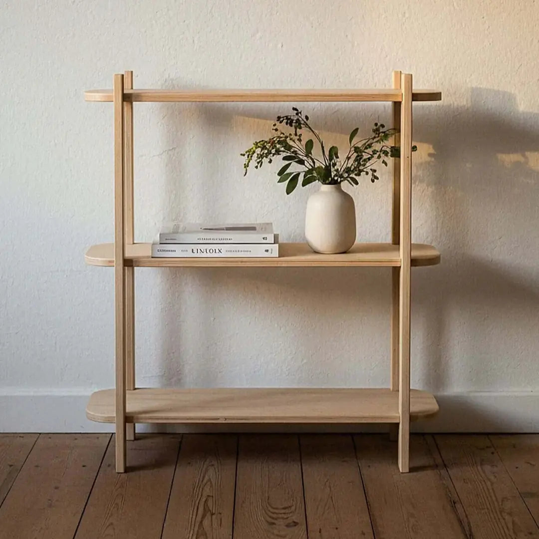 Basatta - Modern Wooden Shelves - lifestyle view