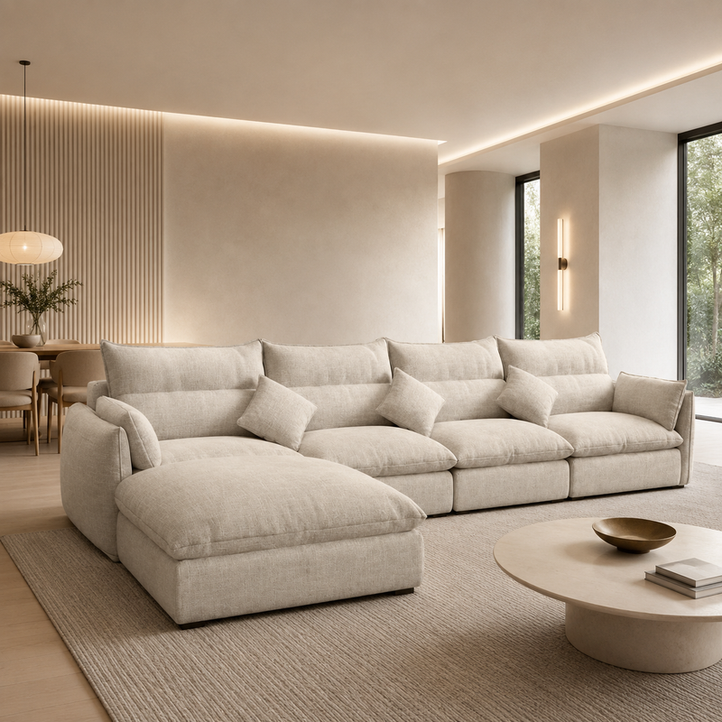 ركنة L Shape داخل مساحة ألترا مودرن