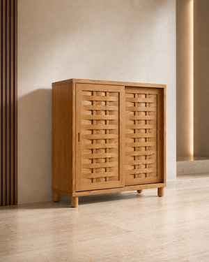Looma shoe cabinet in an ultra-modern entryway