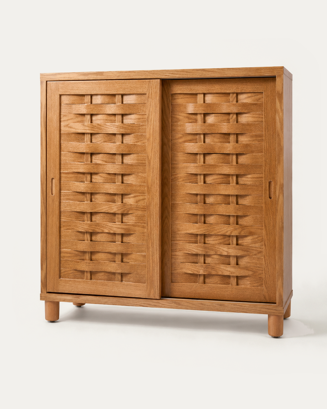 Looma - Woven Sliding Shoe Cabinet - unified hero