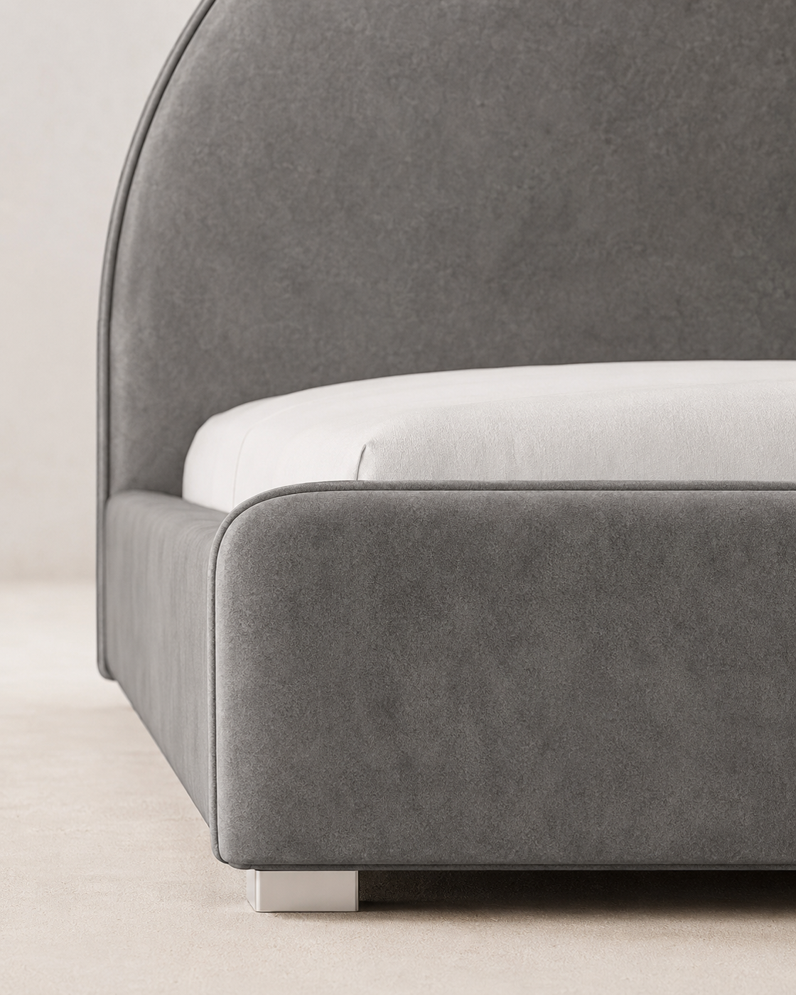 Halo – Curved Kids Bed | Gray
