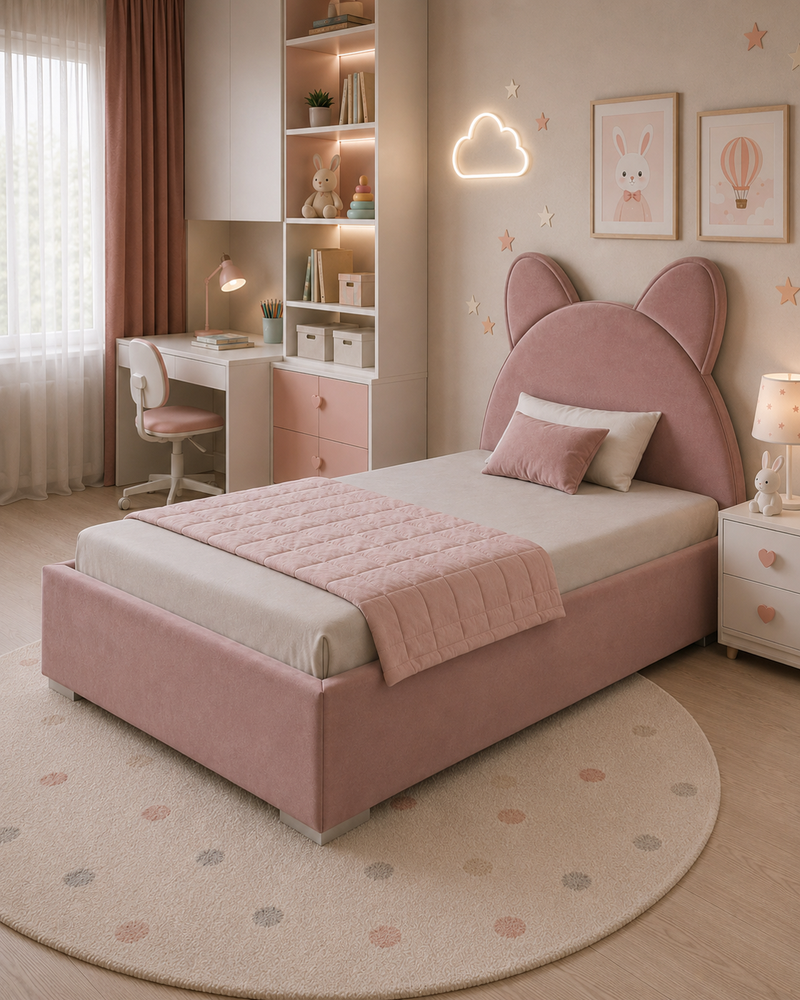 Mira – Cat-Ear Kids Bed | Kashmir – صورة لايف ستايل