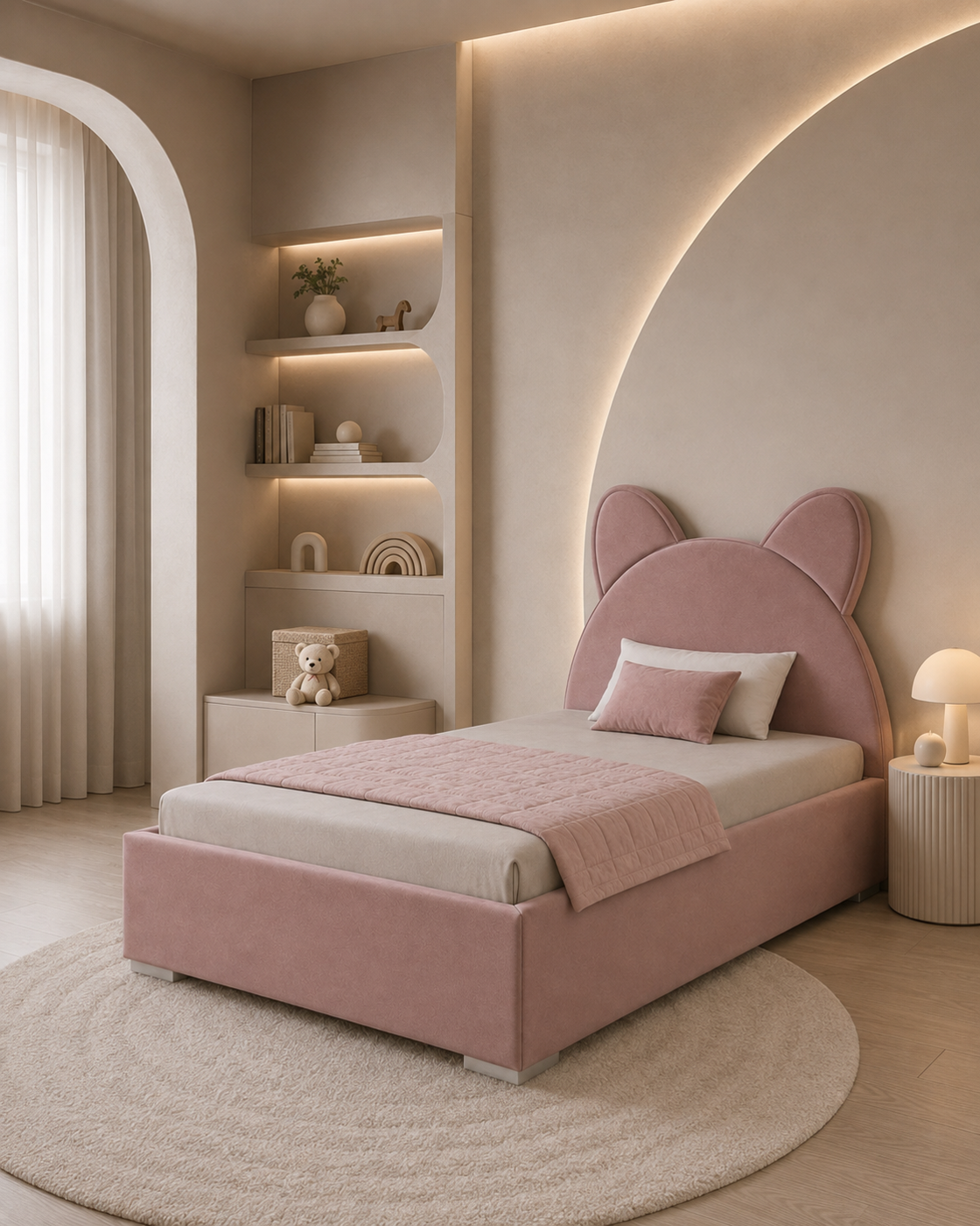Mira – Cat-Ear Kids Bed | Kashmir