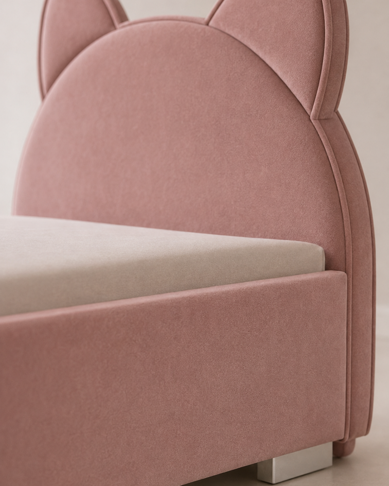 Mira – Cat-Ear Kids Bed | Kashmir – تفاصيل الخامة