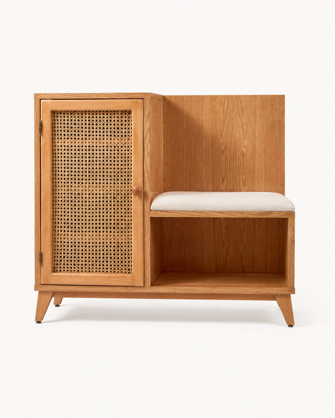 Nara – Rattan Shoe Bench