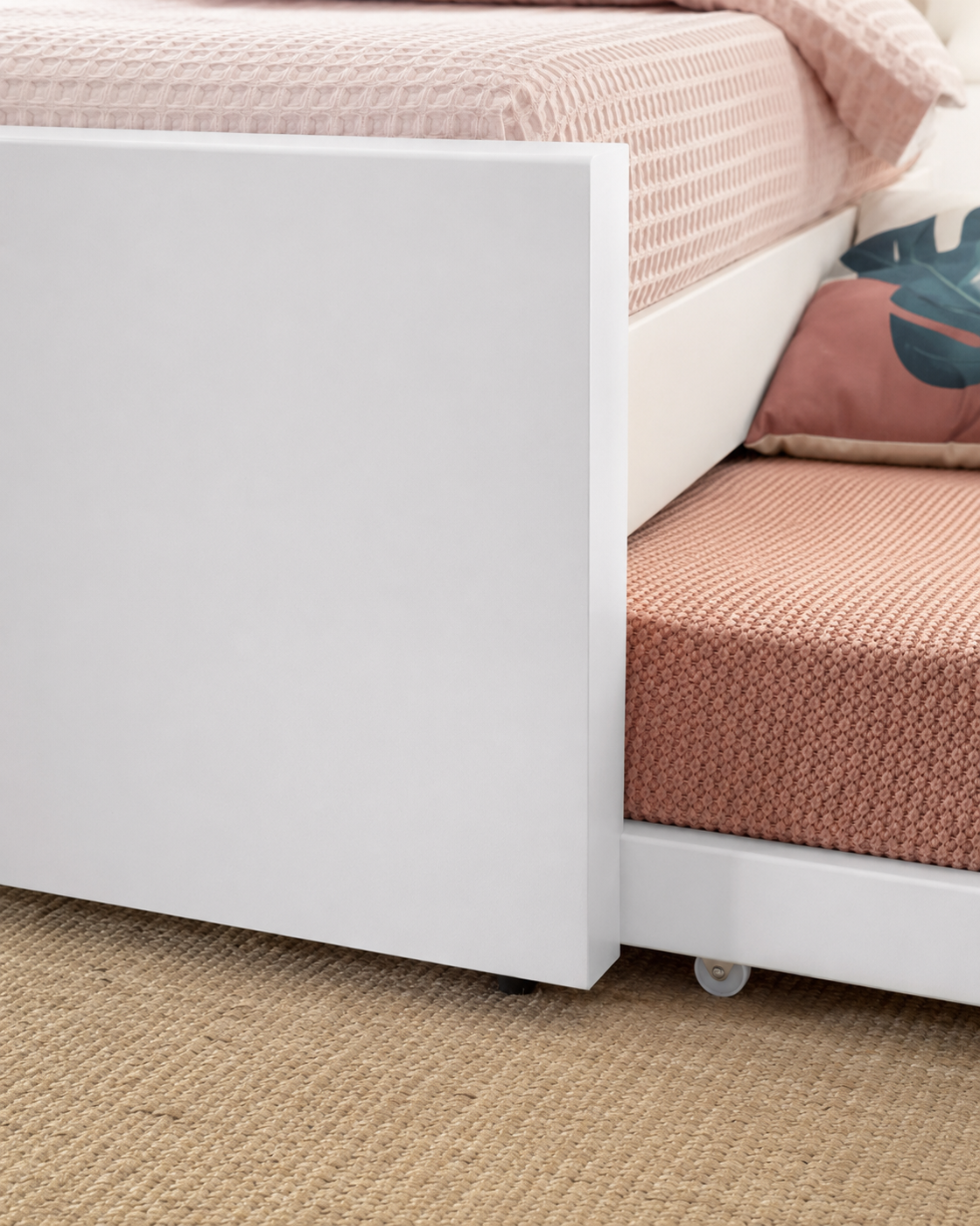 Tiva – Pull-Out Kids Bed | Off-White