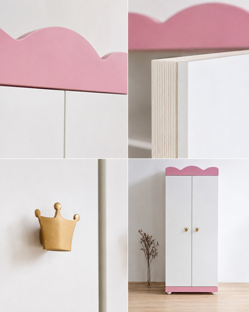 Poppy – Cloud-Crown Kids Wardrobe – تفاصيل الخامة