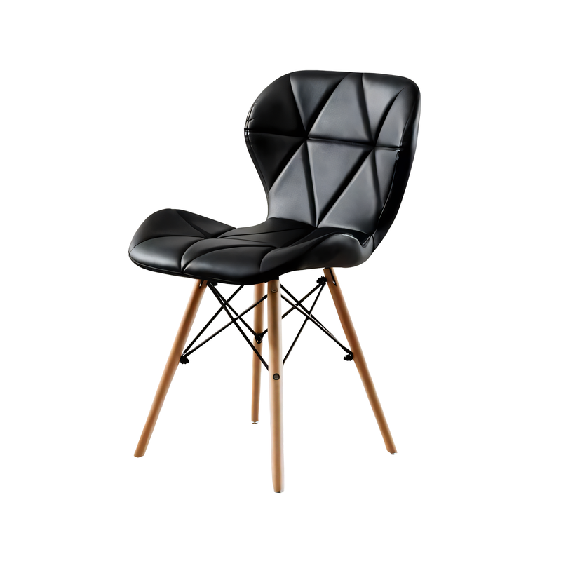 Diamond - Minimalistic leather chair - original image 06