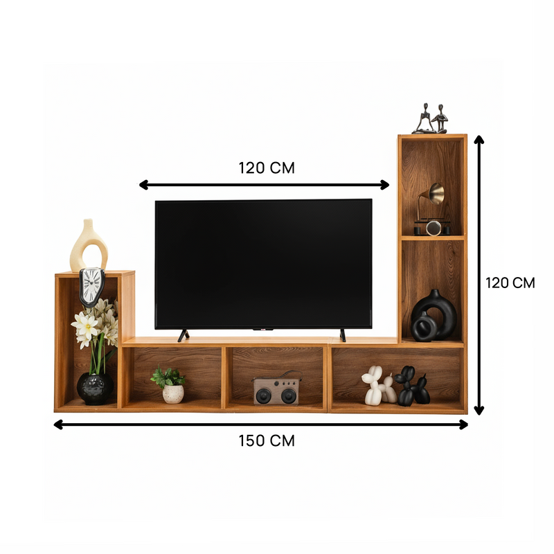 Sahab – Wooden TV & Storage Unit - original image 03