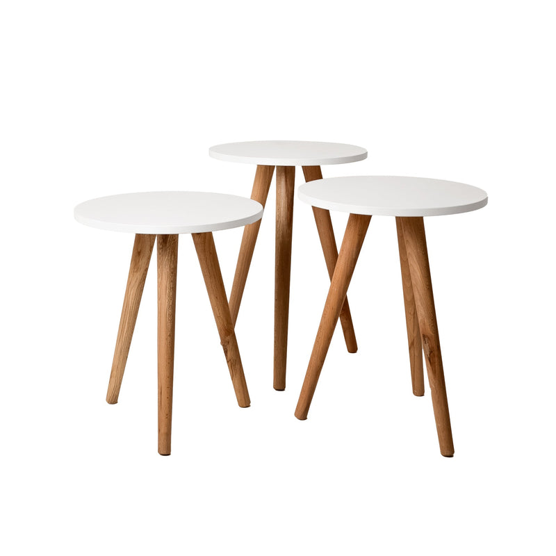 Ta’too’a – Set of 3 with Solid Wood Legs - original image 03