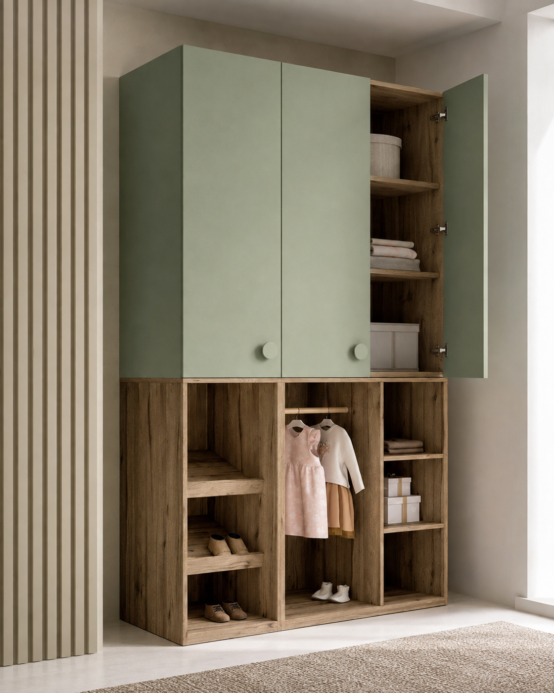 Sage Nest – Open-Base Kids Wardrobe