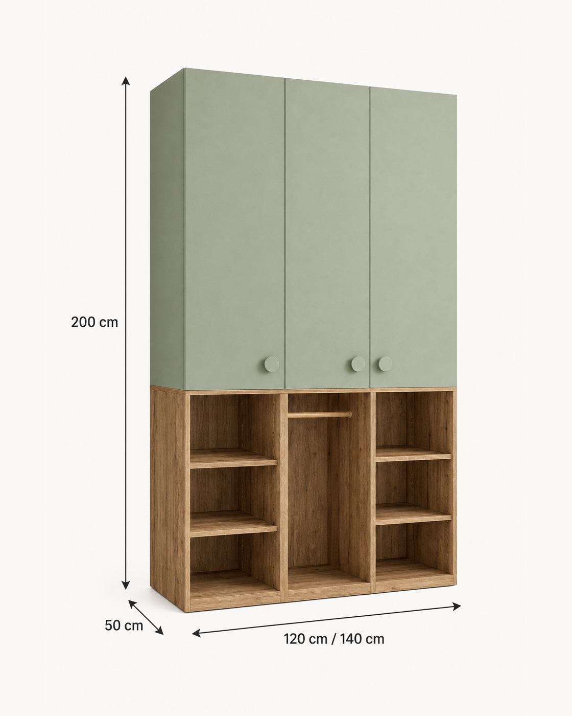 Sage Nest – Open-Base Kids Wardrobe