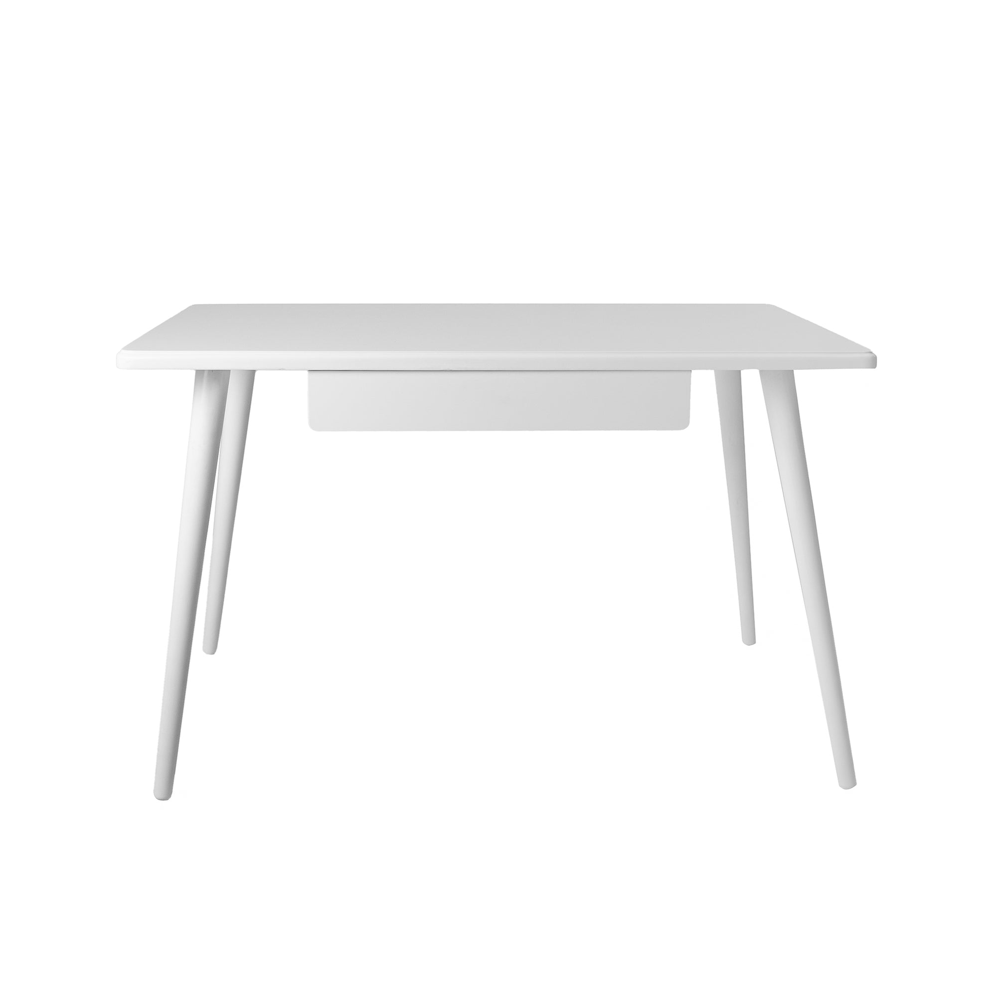 Minimalist Wooden Desk – Solid Beech with Functional Drawer