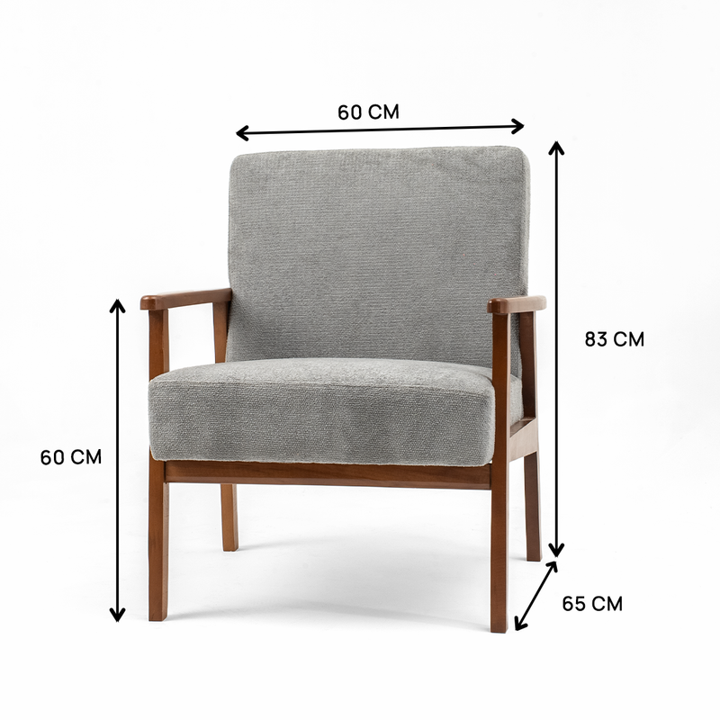Noura – Minimalist Armchair